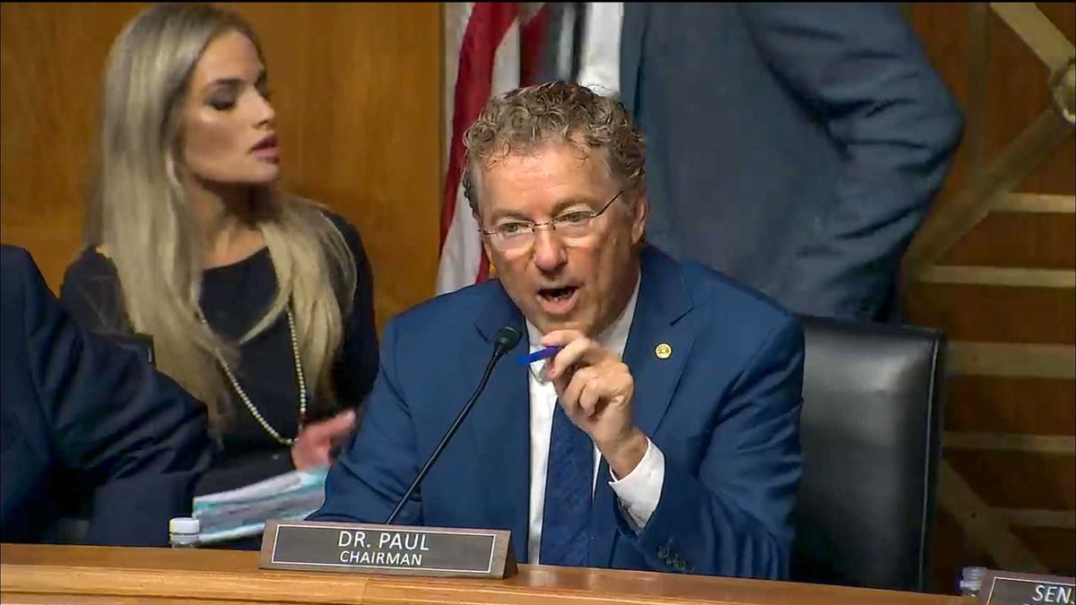 'Security!' Furious Rand Paul has Fauci lawyer forcefully removed from hearing