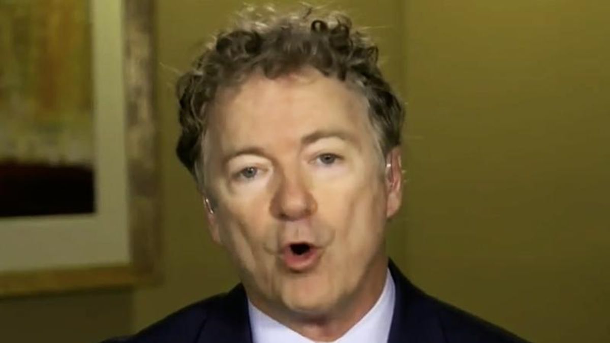 Rand Paul attempts to blame Biden for vaccine holdouts during Fox News rant about masks