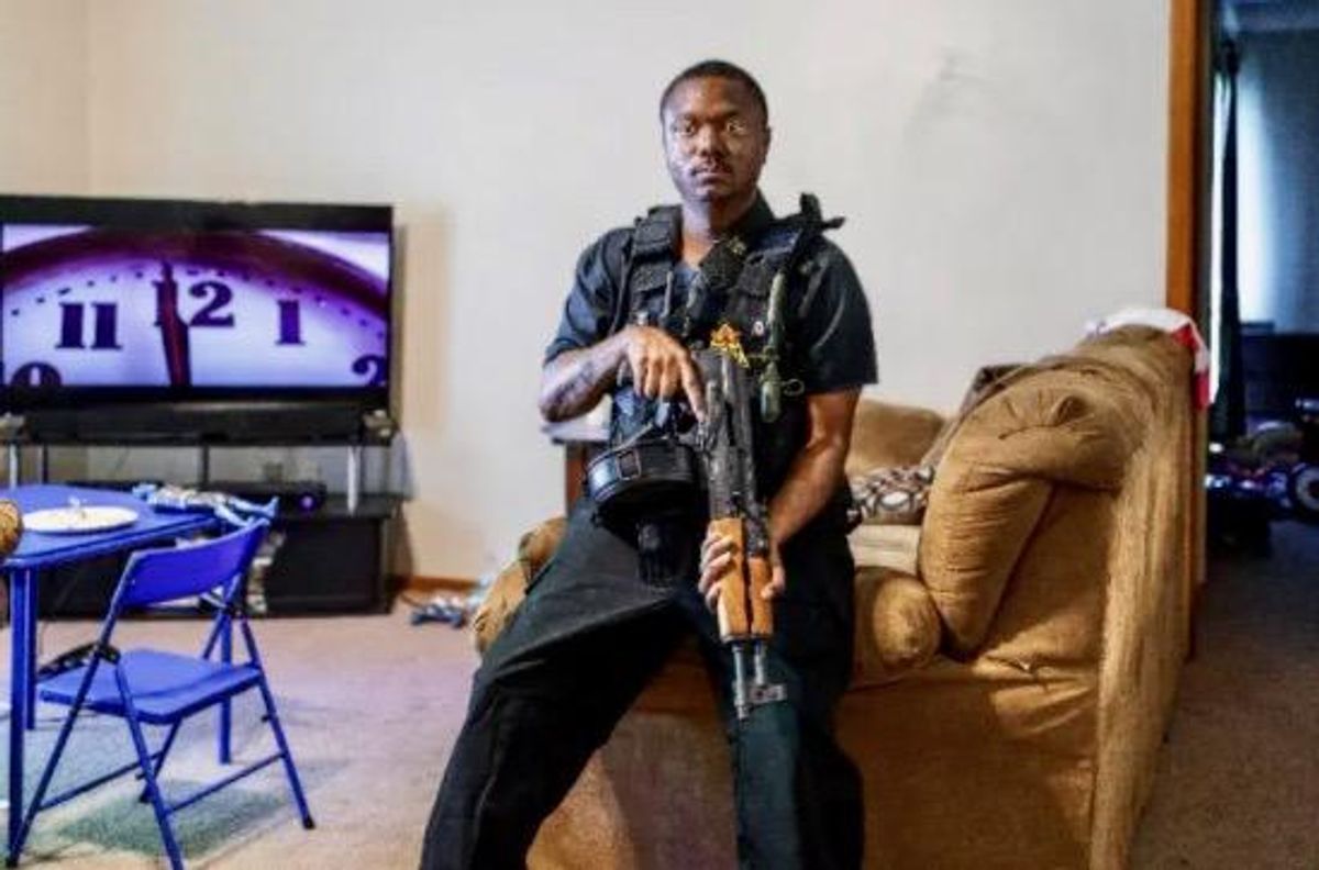 Freedom Fighters provide security to Minneapolis Black community