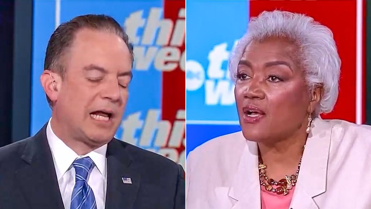 'Lies!' Donna Brazile clashes with Reince Priebus over Eric Trump's violent rhetoric