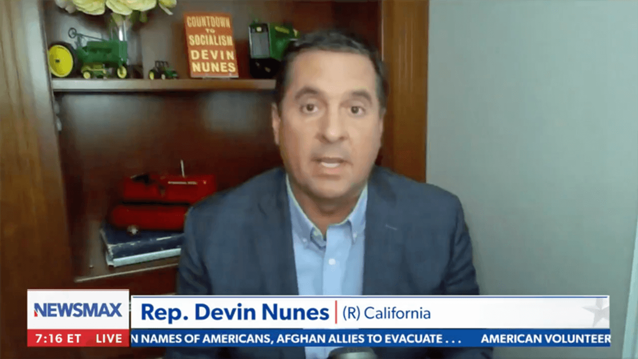 Devin Nunes livid after Joe Biden has a moment of silence for fallen troops: 'What the hell is going on?'