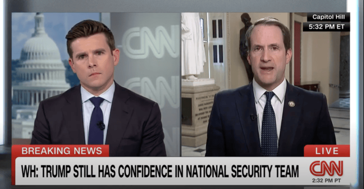 'Absolutely bizarre': Congressman stunned by Trump administration's defense of Signalgate