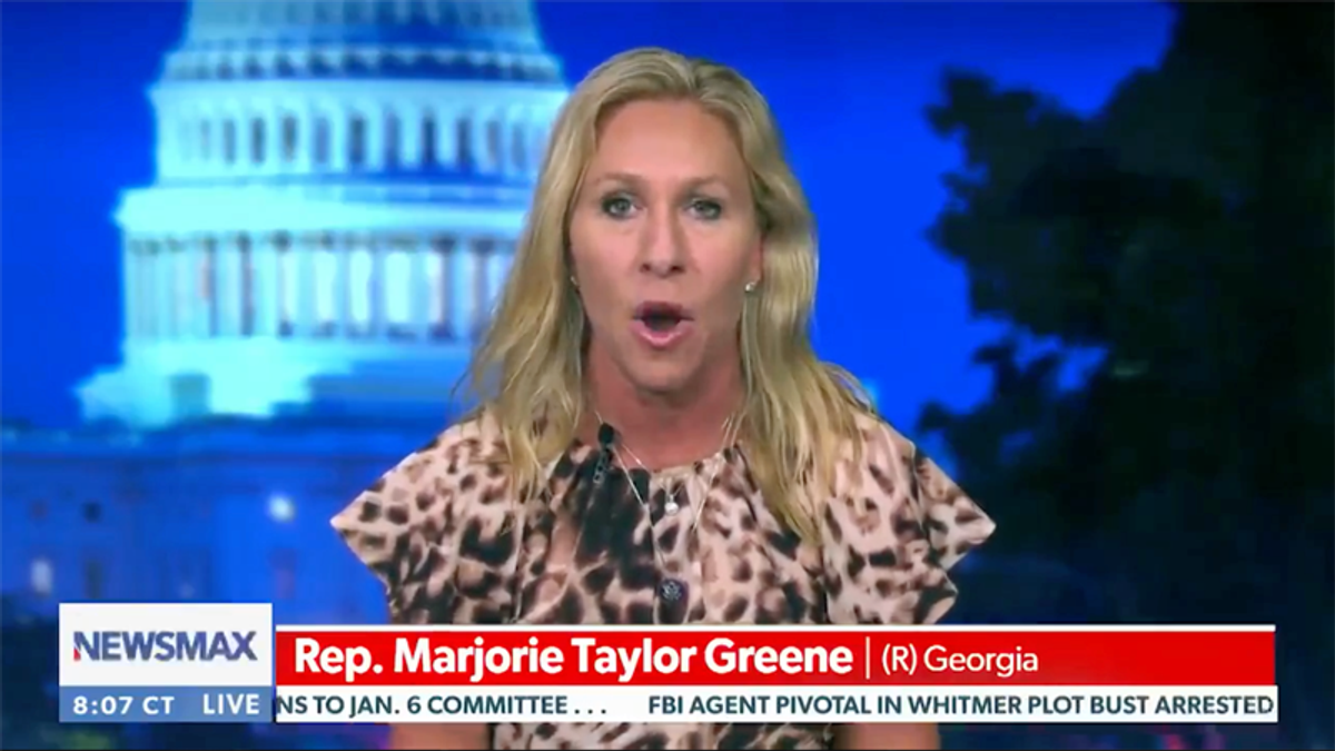Marjorie Taylor Greene takes her lies to Newsmax after Twitter suspension