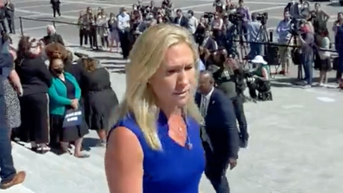 Marjorie Taylor Greene's chief of staff quits — only hours after her public meltdown on the Capitol steps