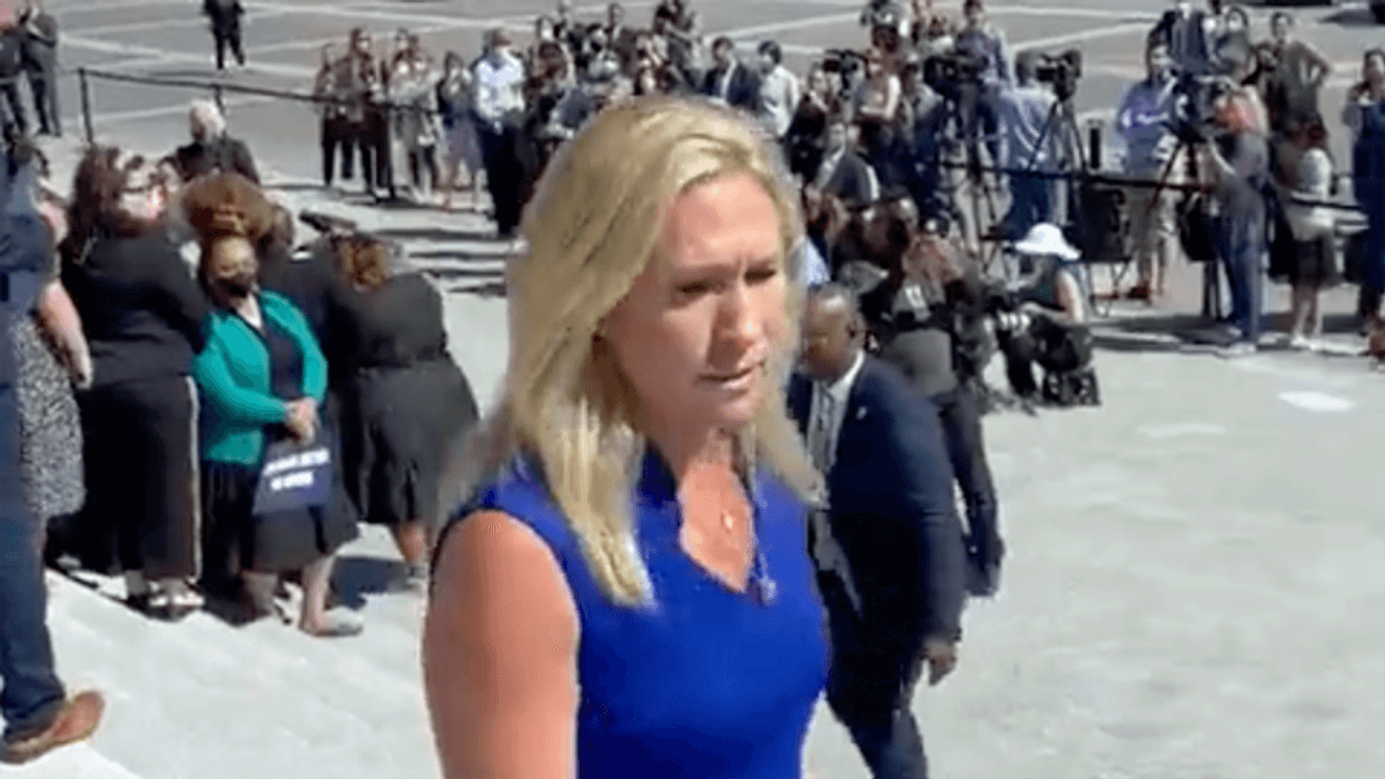 Marjorie Taylor Greene's chief of staff quits — only hours after her public meltdown on the Capitol steps