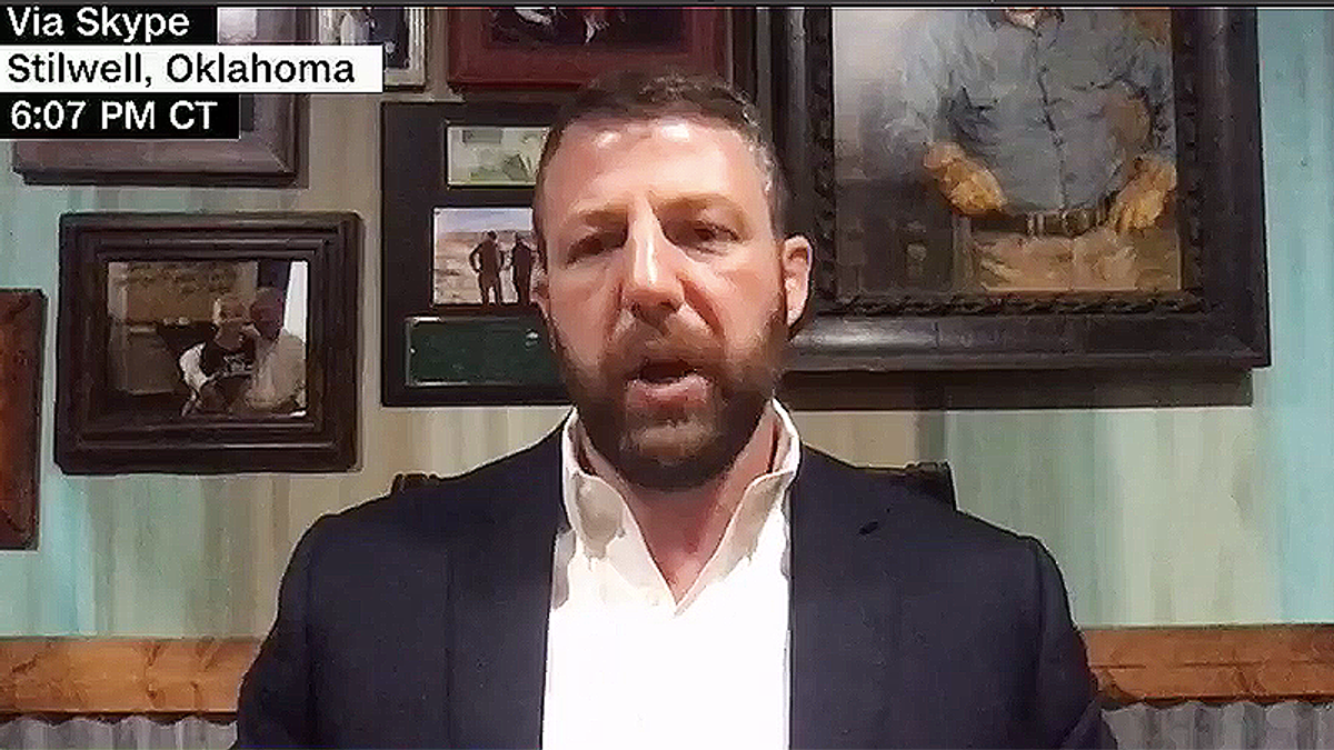 Republican struggles when asked if he's only voting against Defense veto override because Trump won his state