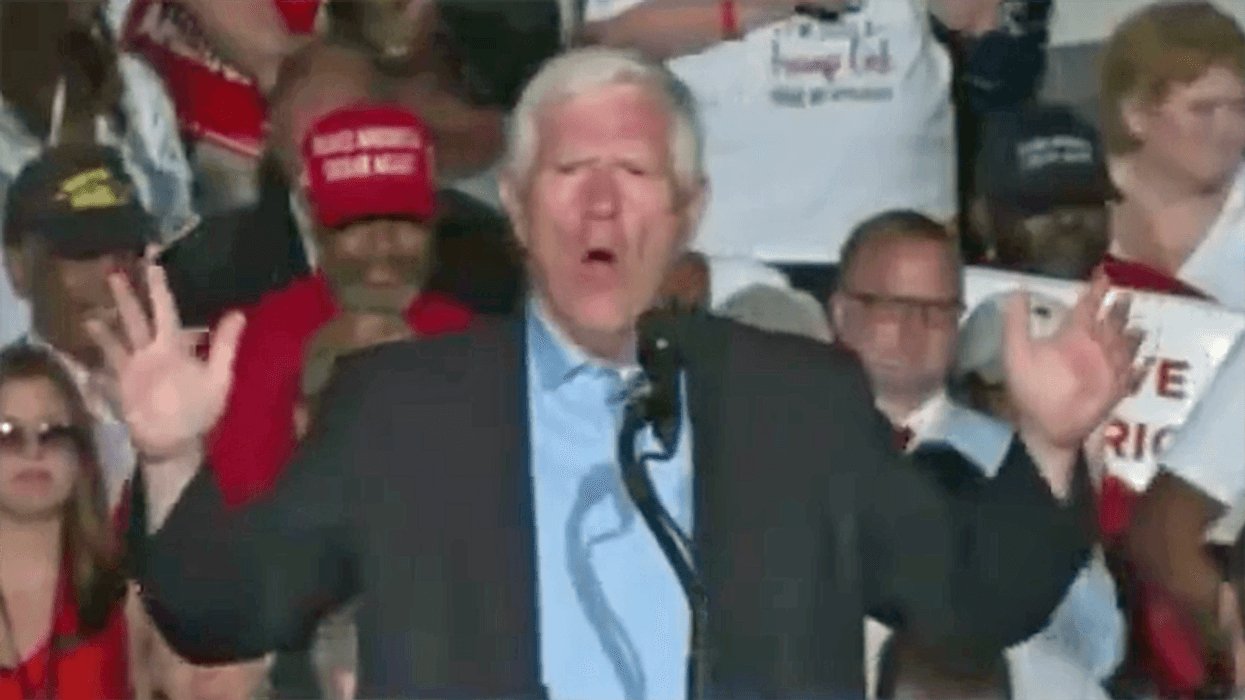 WATCH: Mo Brooks booed at Trump rally for telling MAGA crowd to put 2020 behind them