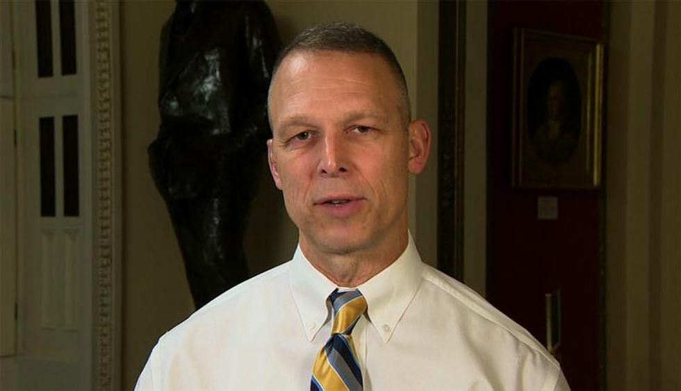 Pennsylvania Republican hikes into the woods to avoid speaking to reporters
