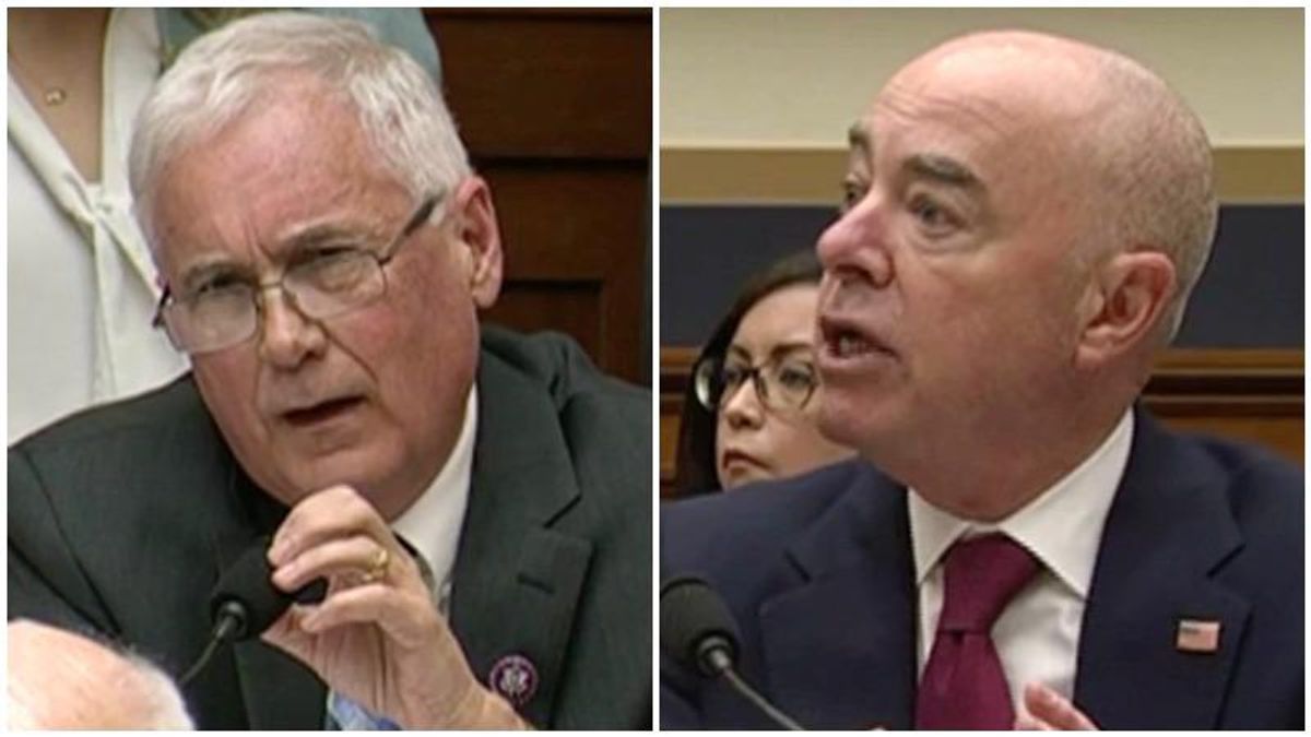 Watch: Confused GOP congressman falsely accuses Biden's DHS chief of making up the term 'aggravated felony'