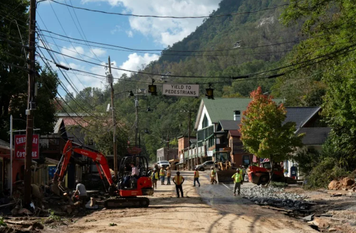 After Helene's destruction, North Carolina starts to rebuild