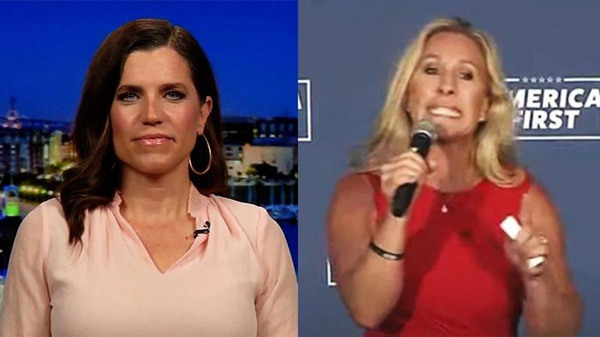 The ongoing Twitter debate between Nancy Mace and Marjorie Taylor Greene just got weird