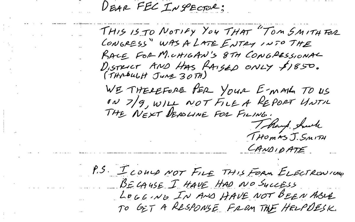 'Make this guy a star': Retiree who 'humiliated' Trump charms with scribbled note to FEC