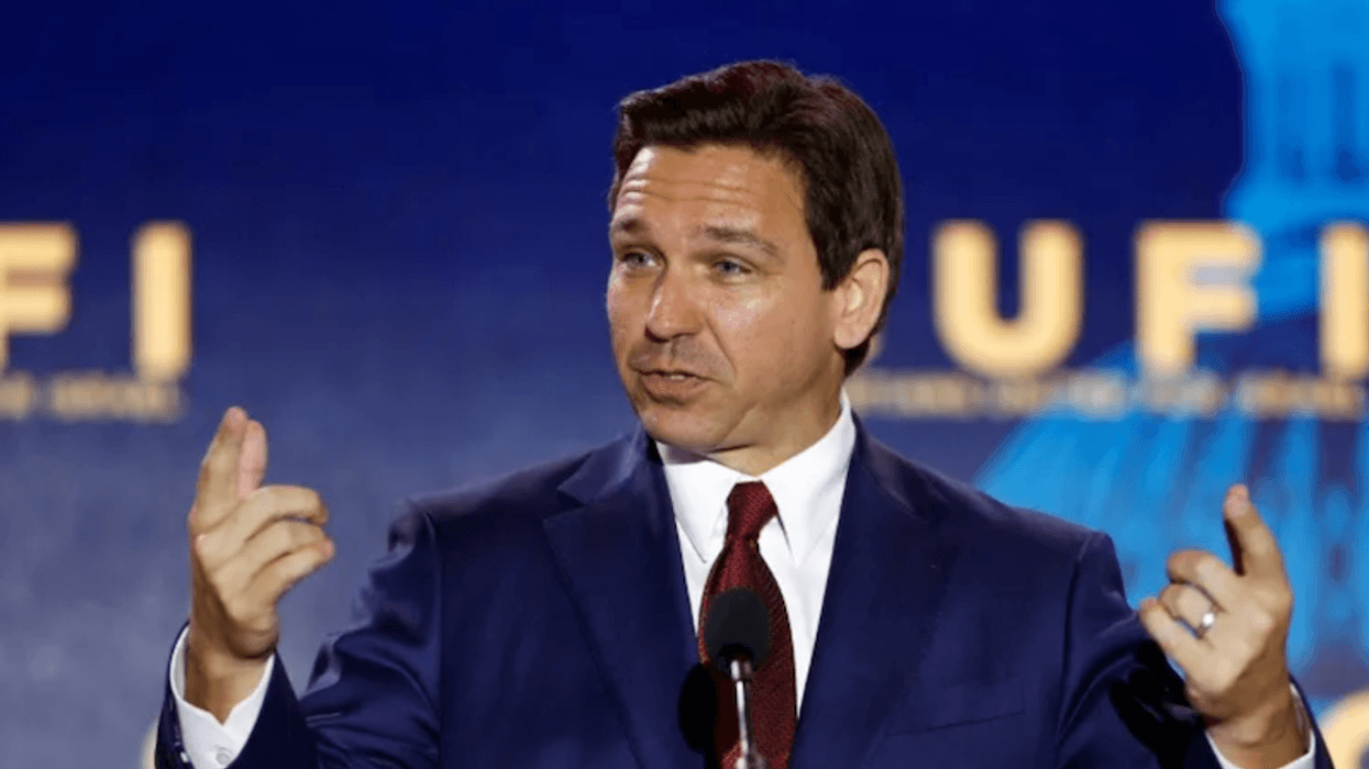 Embattled DeSantis tries to hit reset in interview overshadowed by Trump