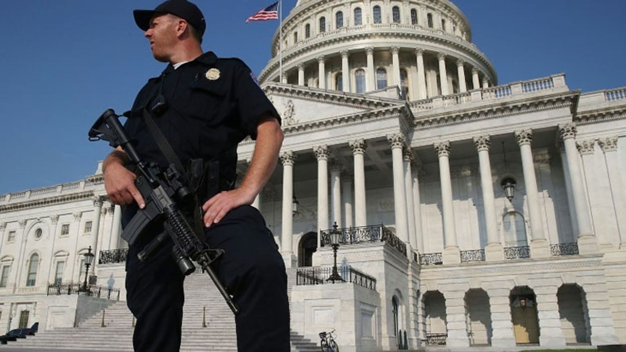 Capitol police officer forced to argue with men in his National Guard unit the attack wasn't fake