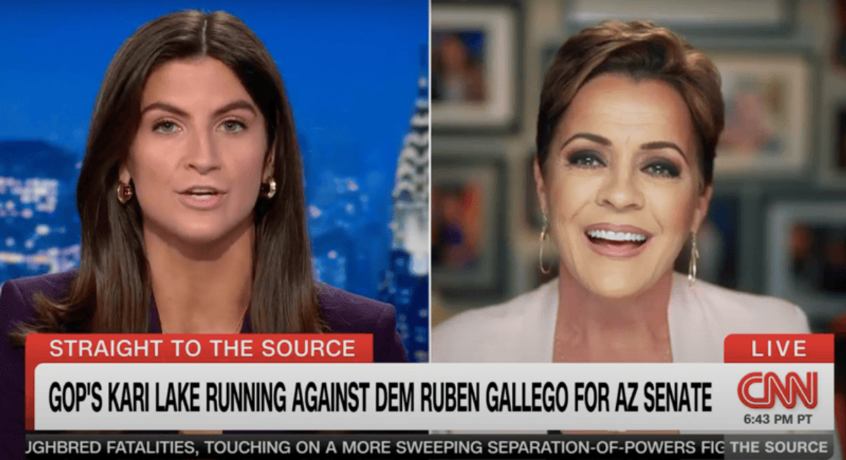 'I don't think I said that': CNN's Kaitlan Collins hits back in tense Kari Lake interview