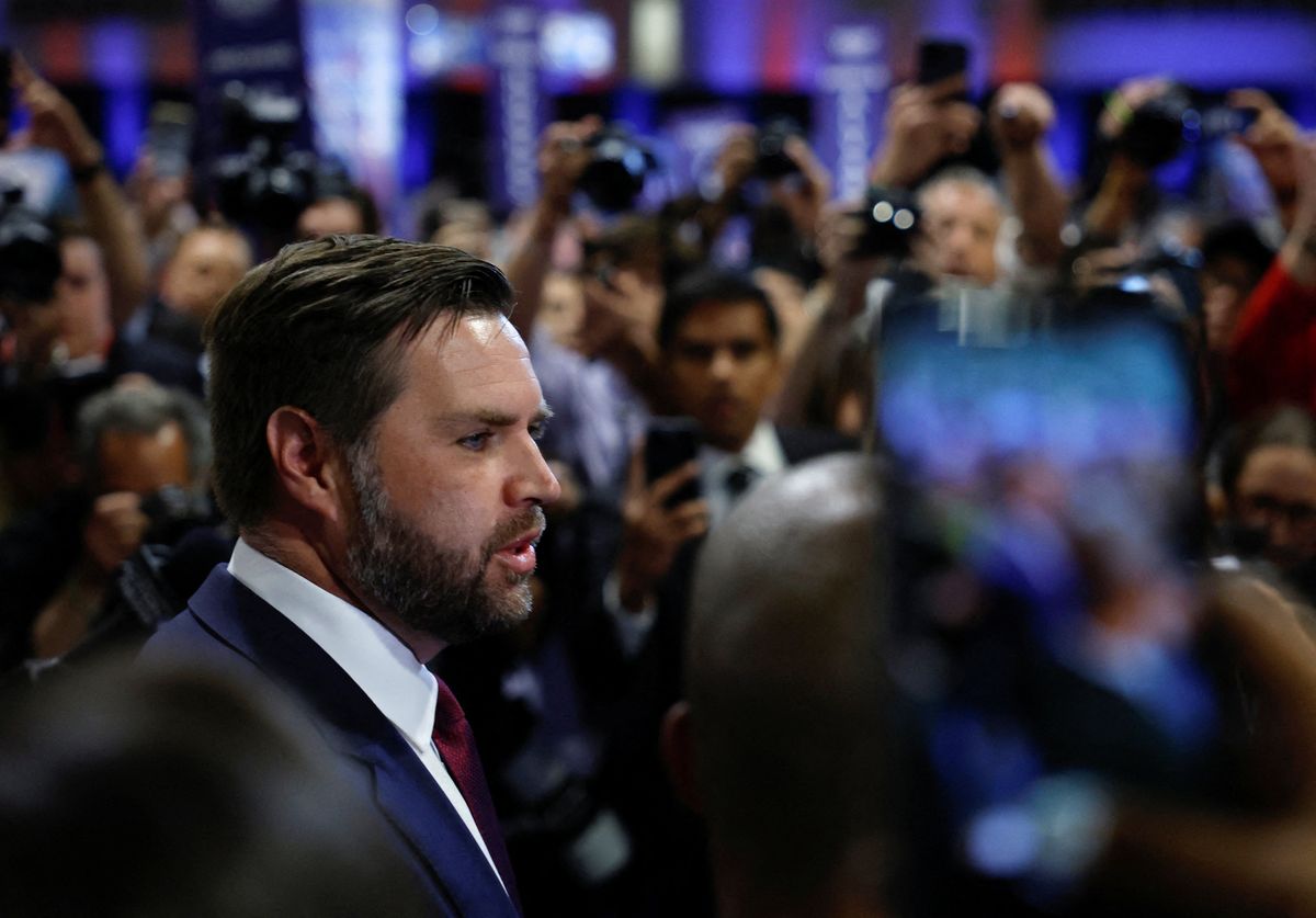 'I am weeping': Laughter erupts as GOP lawmaker shares altered pic of chiseled J.D. Vance
