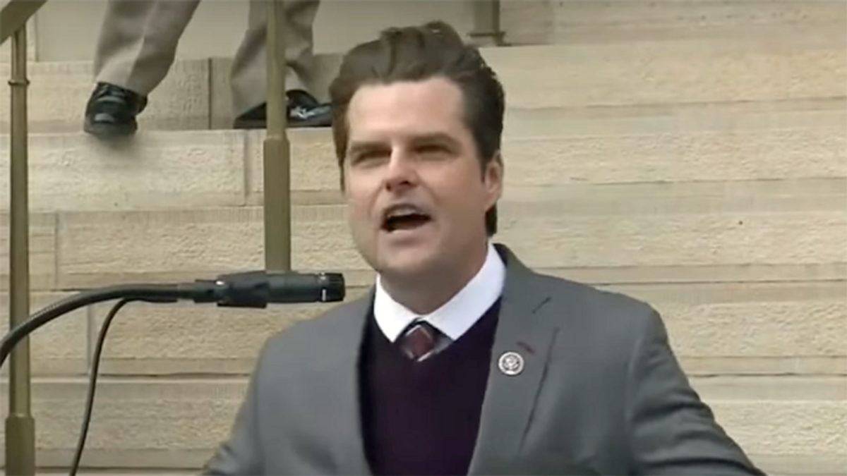 Flashback: Matt Gaetz told Fox News Trump should pardon everyone because of 'liberal blood-lust'
