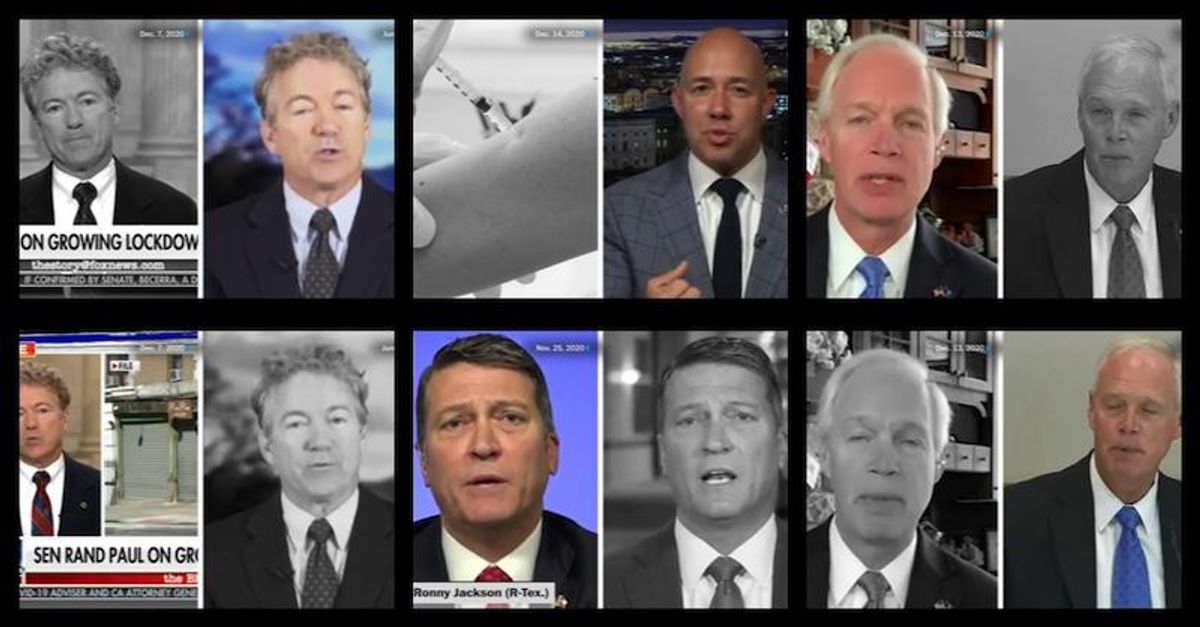 WATCH: Republicans caught in hypocritical claims praising the vaccine under Trump -- but attacking it under Biden