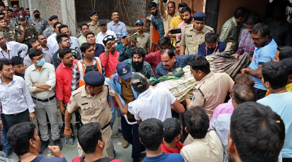 At least 35 dead in India temple collapse