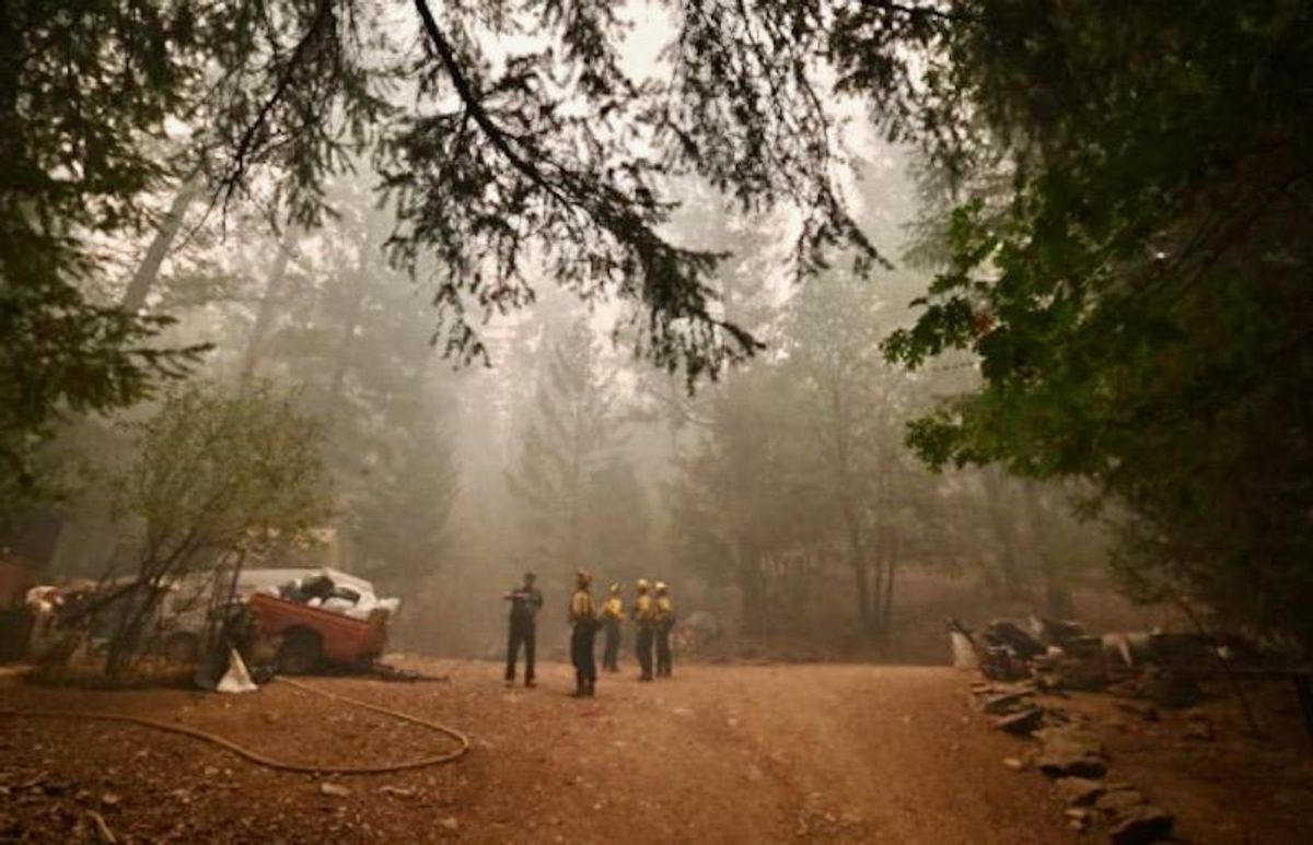 Refusing evacuation, California resident plans to fight fire himself