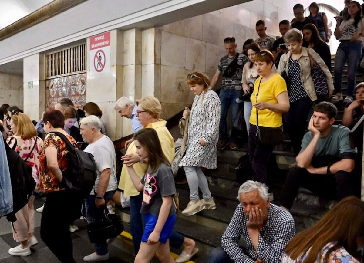 Russia fires missiles on Kyiv in rare daytime attack