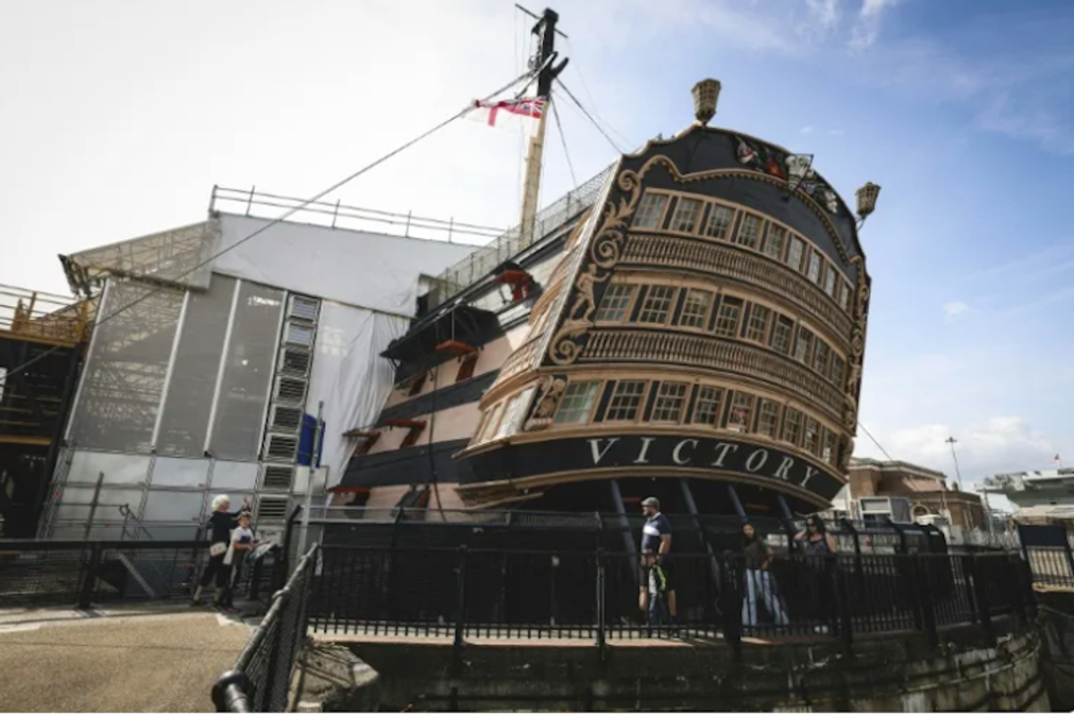 Deathwatch beetle threat to celebrated British warship