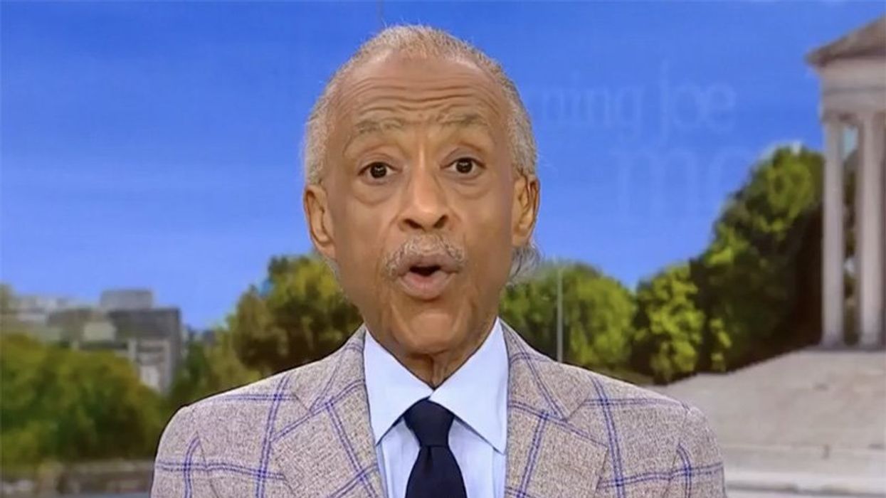 Watch: Morning Joe panel laughs as Rev. Sharpton goes off on 'Dunkin Doughboy' Trump