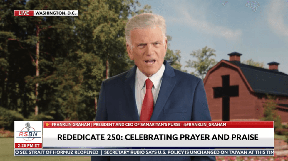 Reverend stuns with speech at Trump's 'Rededicate 250' event: 'Shocking!'