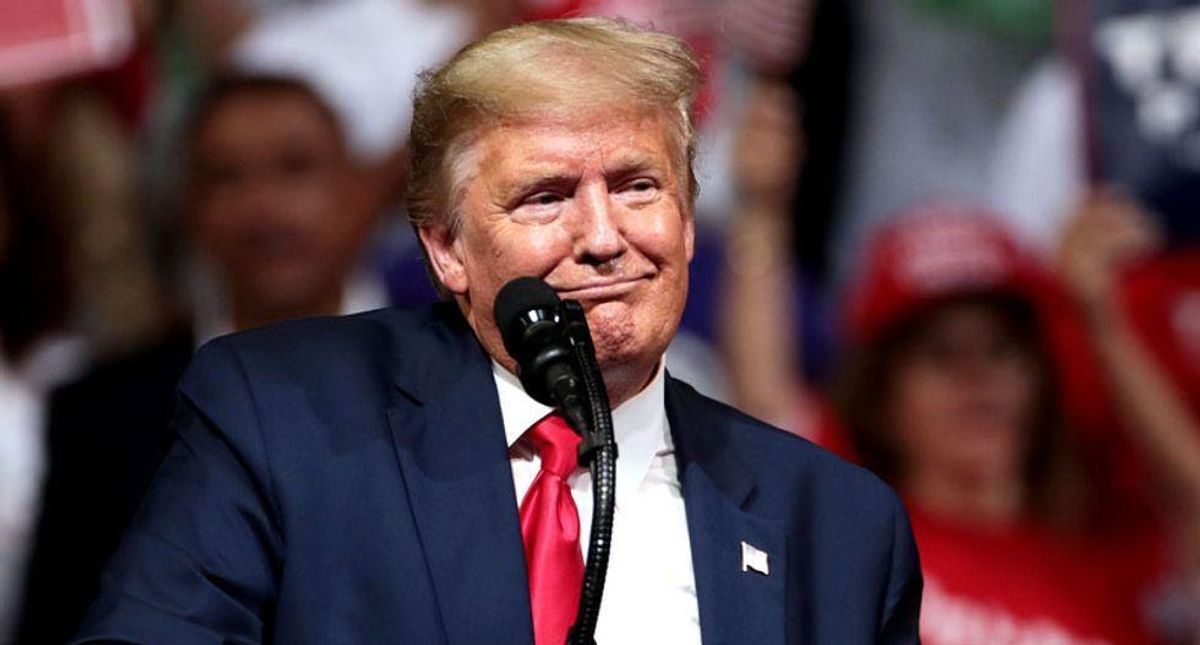 Donald Trump rallies the troops in Phoenix: Unfortunately, that's not a metaphor