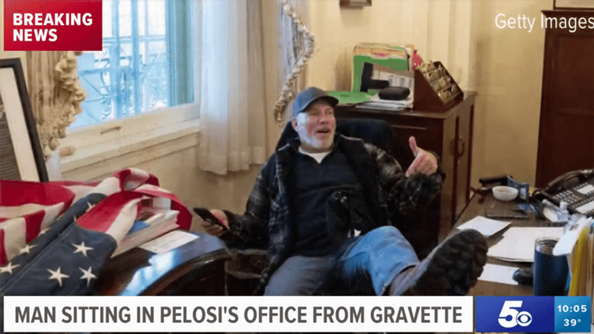 More trouble for Capitol rioter who put his feet on Pelosi’s desk as feds call for more restrictions