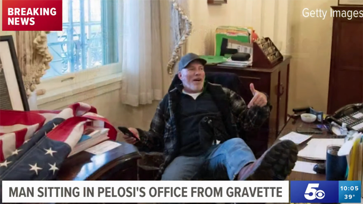 Trump supporter photographed in Pelosi’s office says he was ‘looking for a bathroom’