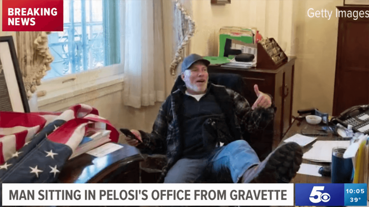 Trump supporter photographed in Pelosi’s office says he was ‘looking for a bathroom’