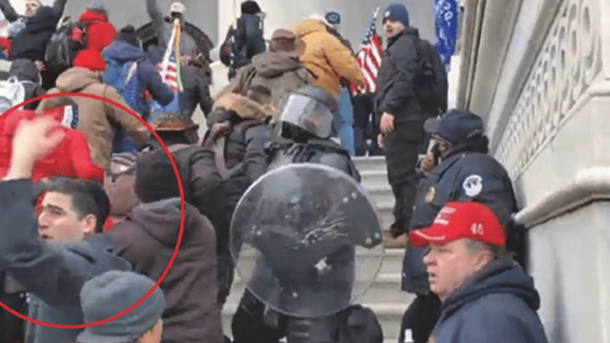 Trump-loving 'politically incorrect' newspaper editor charged with beating cops at Capitol riot