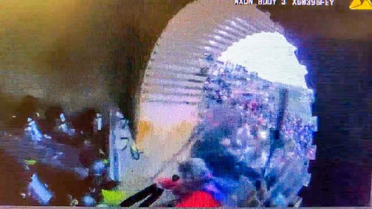 Chilling new video shows Capitol rioters attacking cornered police officers