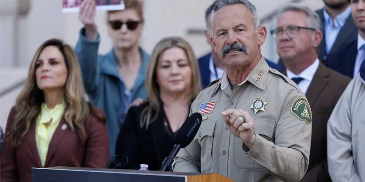 Raw Riverside MAGA sheriff behind 'unlawful' ballot seizure demands taxpayers pay his ...