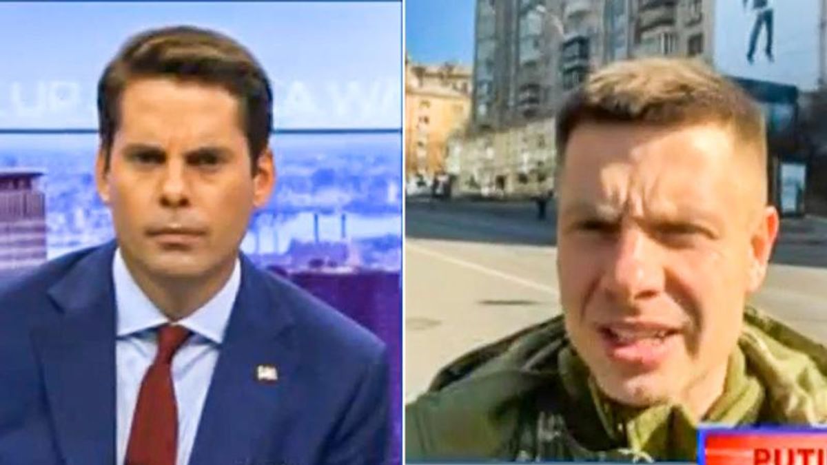 WATCH: Newsmax interview goes off the rails when Ukrainian MP unloads profanity on Putin