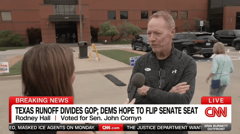 Republican voter claims he switched sides in Texas primary after Trump endorsement