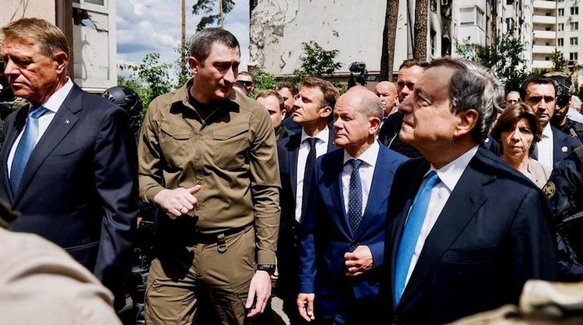 European leaders visit Ukraine in show of support