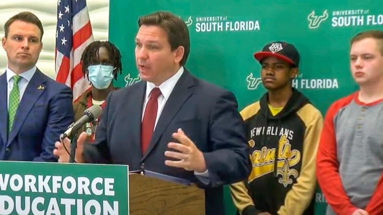 'Take them off': Video catches Ron DeSantis scolding students for wearing masks at his photo op