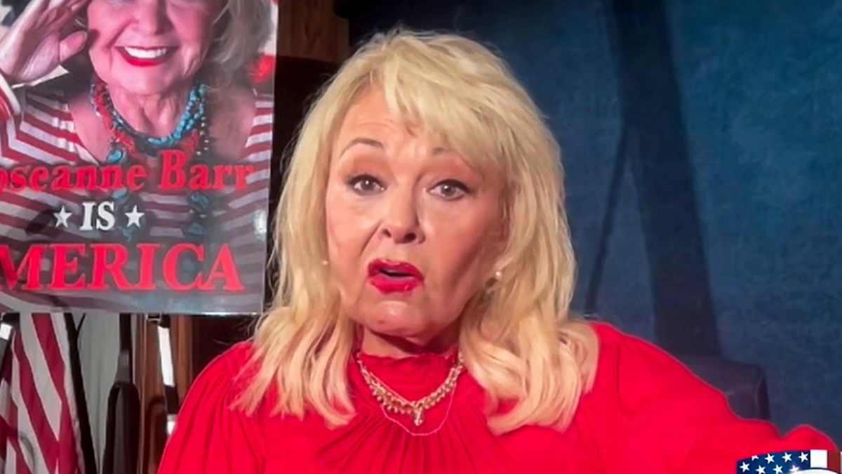 Roseanne Barr blames voting machines and China in unhinged  LA protests rant