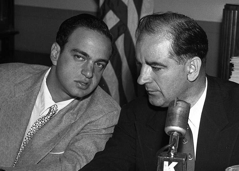 Roy Cohn and Joe McCarthy