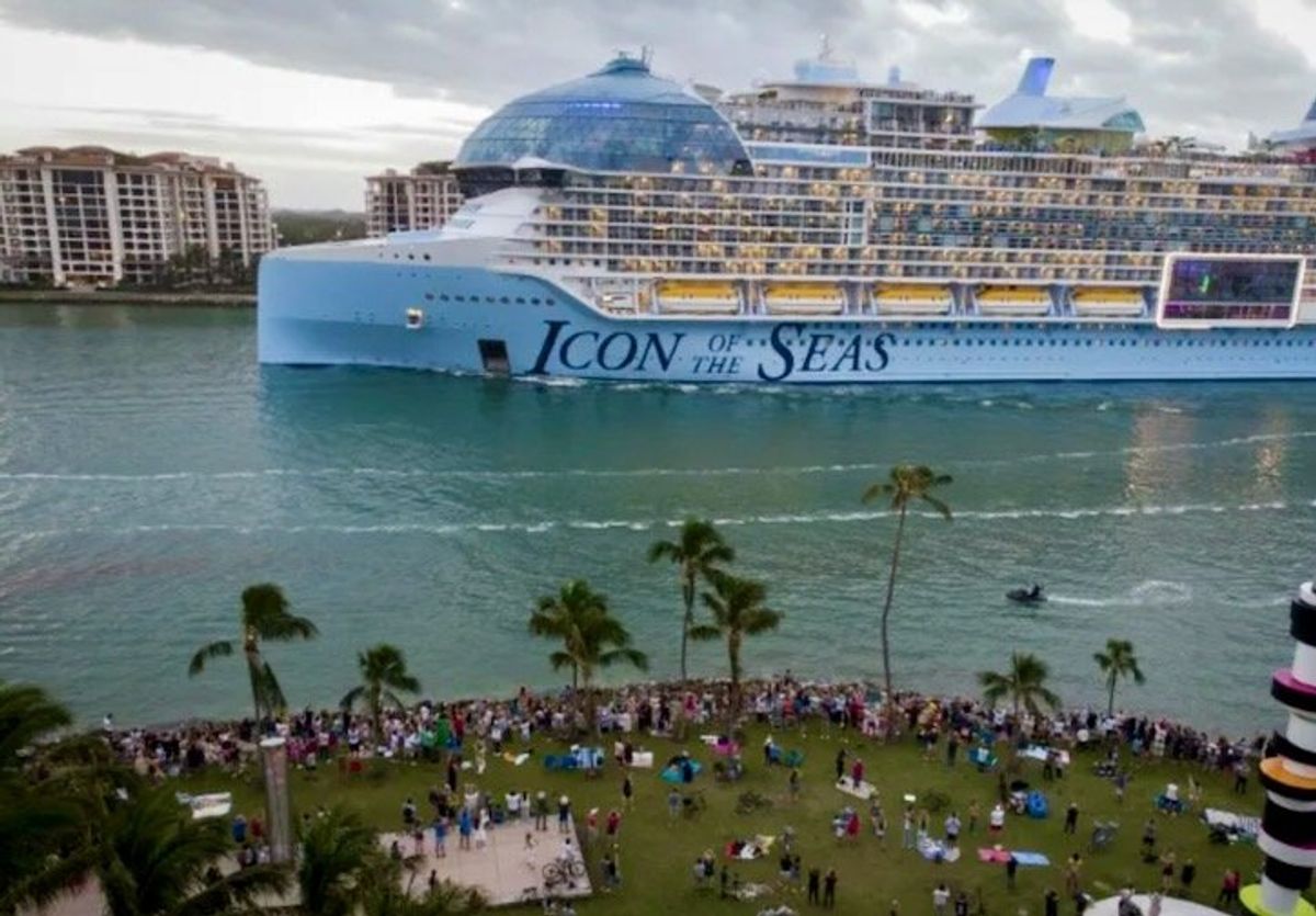 Royal Caribbean's 'Icon,' world's largest cruise ship, sets sail