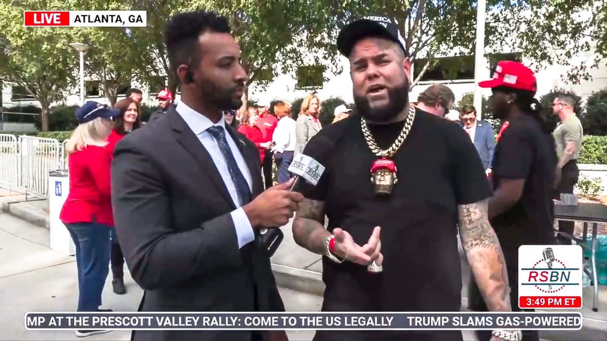 MAGA rapper complains women are 'Trump bigots' at Georgia rally