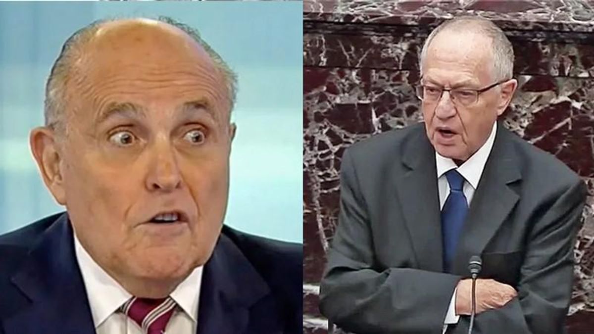 Trump wants Rudy Giuliani and Alan Dershowitz to defend him in Senate impeachment trial: report