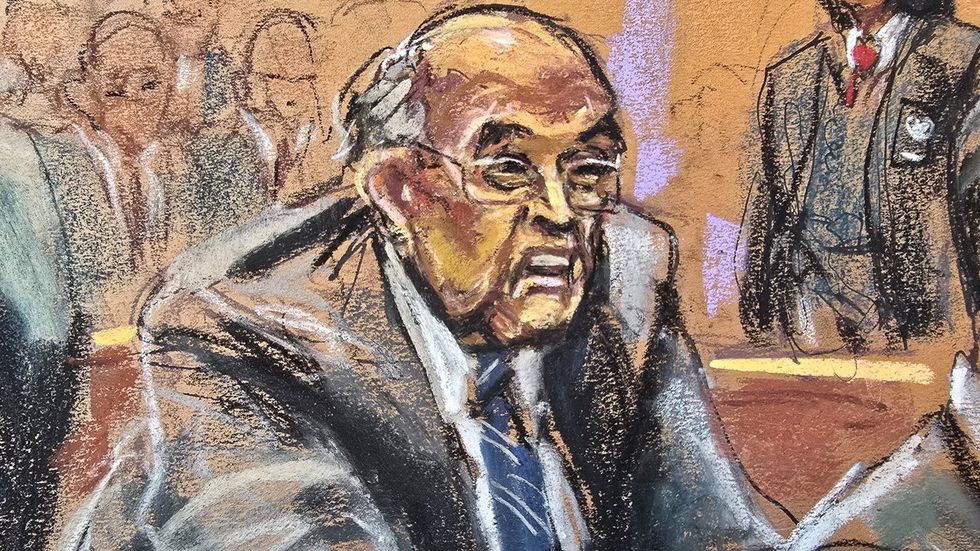 'You made me look like my dog!' Rudy Giuliani snaps at sketch artist in contempt hearing