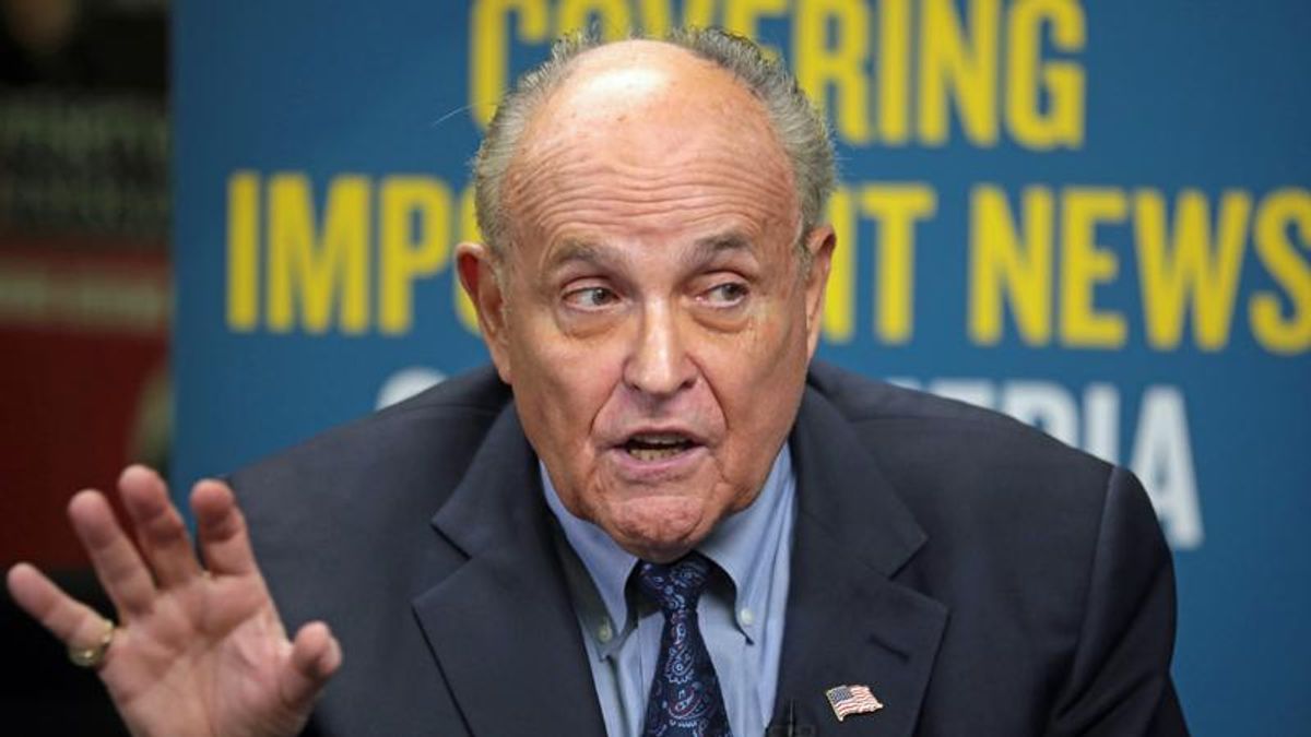 Something smells rotten in the new report on the Rudy Giuliani case