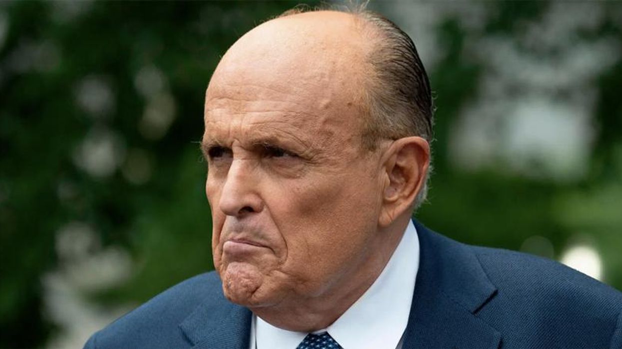 Watch: Rudy Giuliani goes into damage control mode as reporter confronts him over Jan. 6 hearing testimony