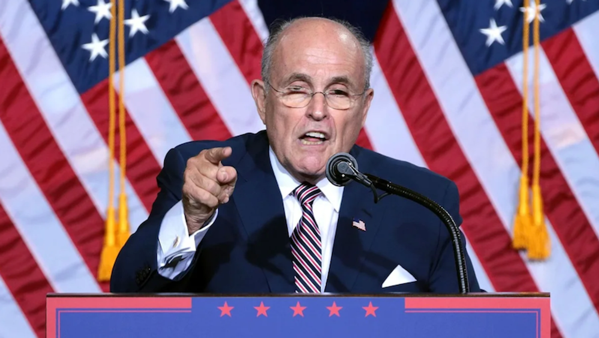 Co-conspirator Rudy Guiliani implodes over 2020 election indictment