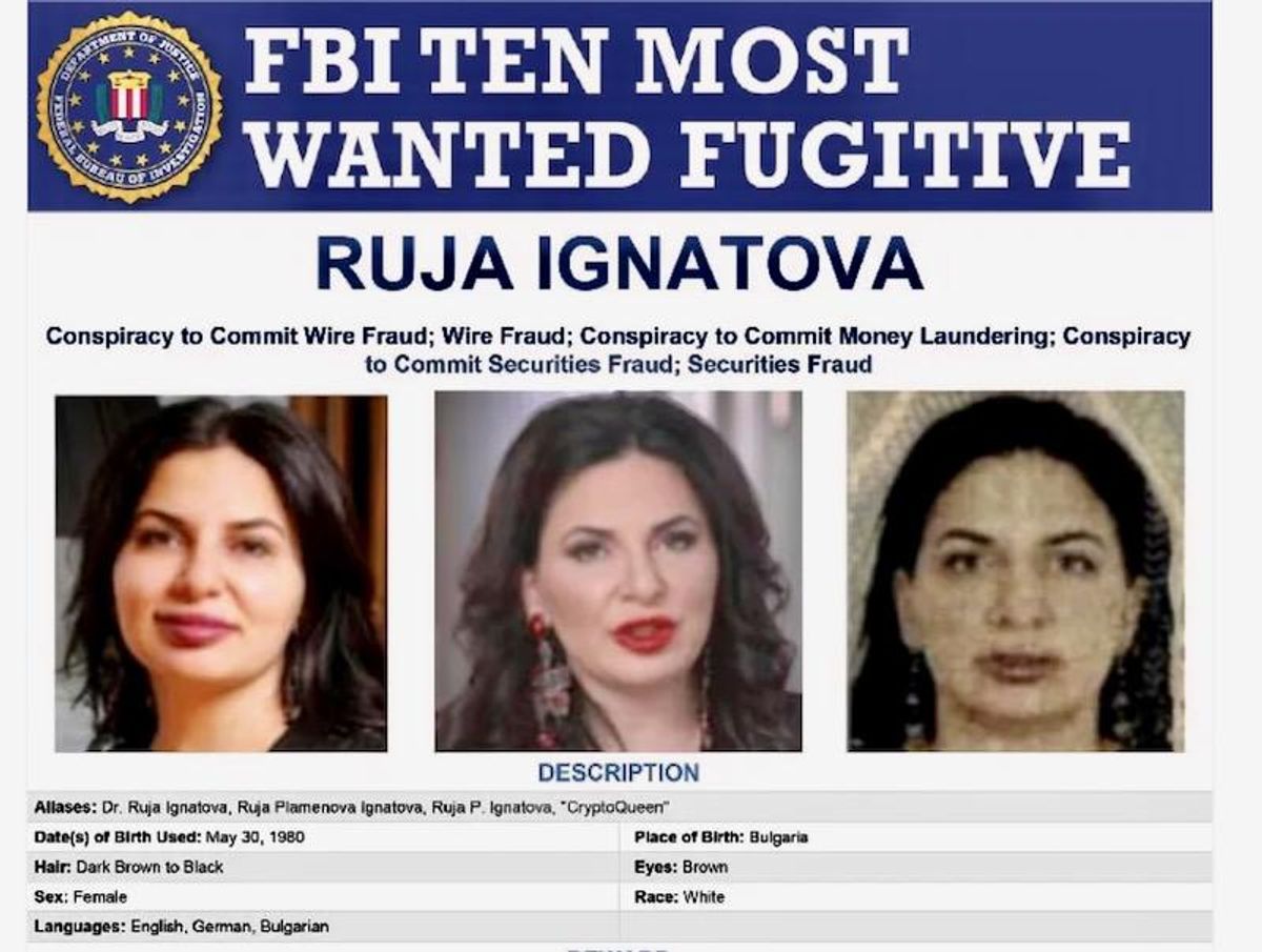 FBI adds Bulgarian 'Crypto Queen' to most-wanted list