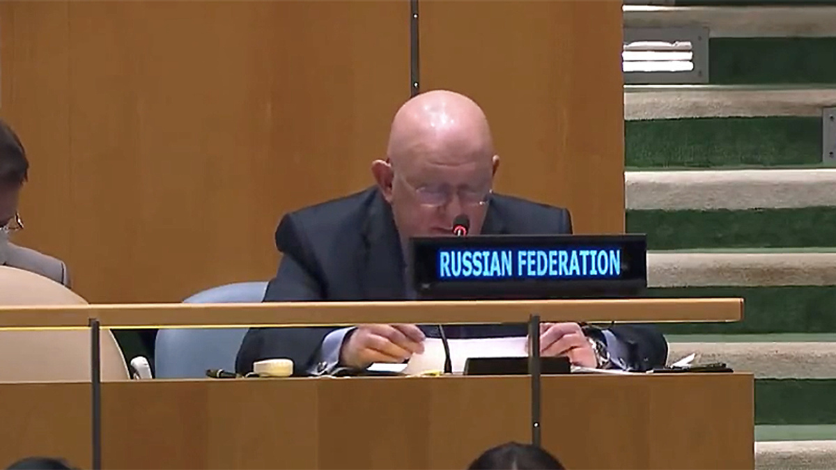 Russia's ambassador to the United Nations Vasily Nebenzya
